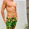Sauvage Swimwear Board Shorts*Banana Leaf Pull-on Trunks Banana Leaf