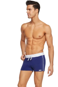 Sauvage Swimwear Swim Trunks*Retro Lycra Swimmer - Navy Navy